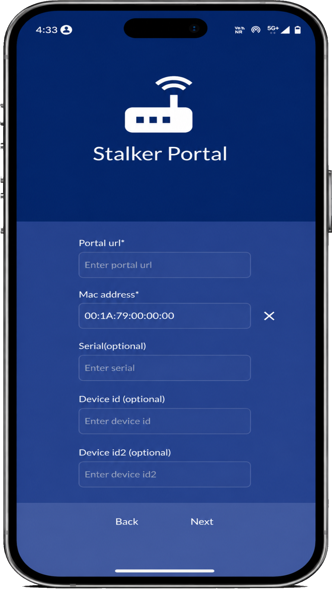 InoxTV Mobile - Settings